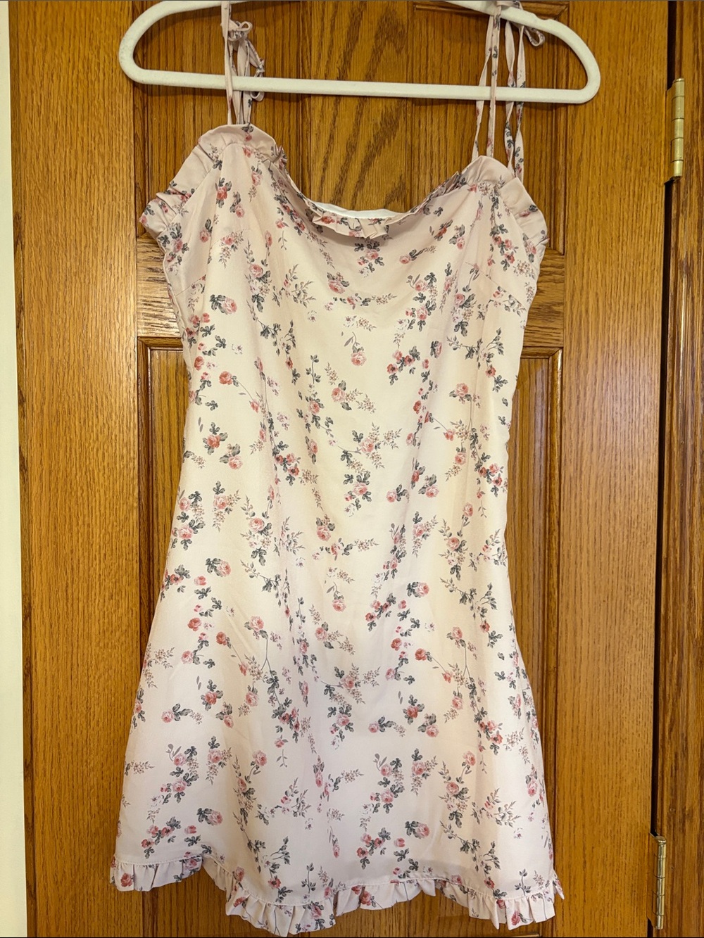 Midi blush pink dress